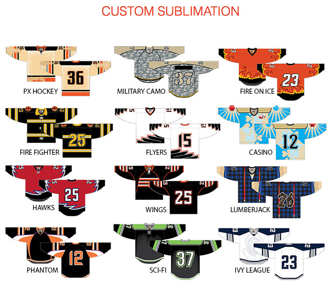 Custom Hockey Jersey 1 (Sublimated) - Philly Express Athletics