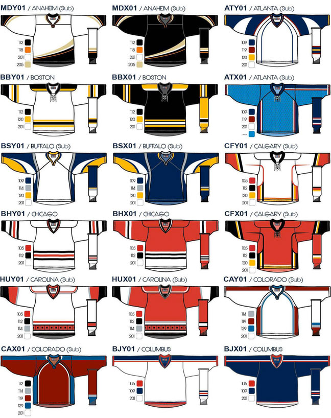 Hockey Jerseys Direct - A complete selection of blank NHL prostyle and